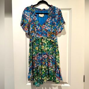 Anthropologie Robin Tiered Mini Dress